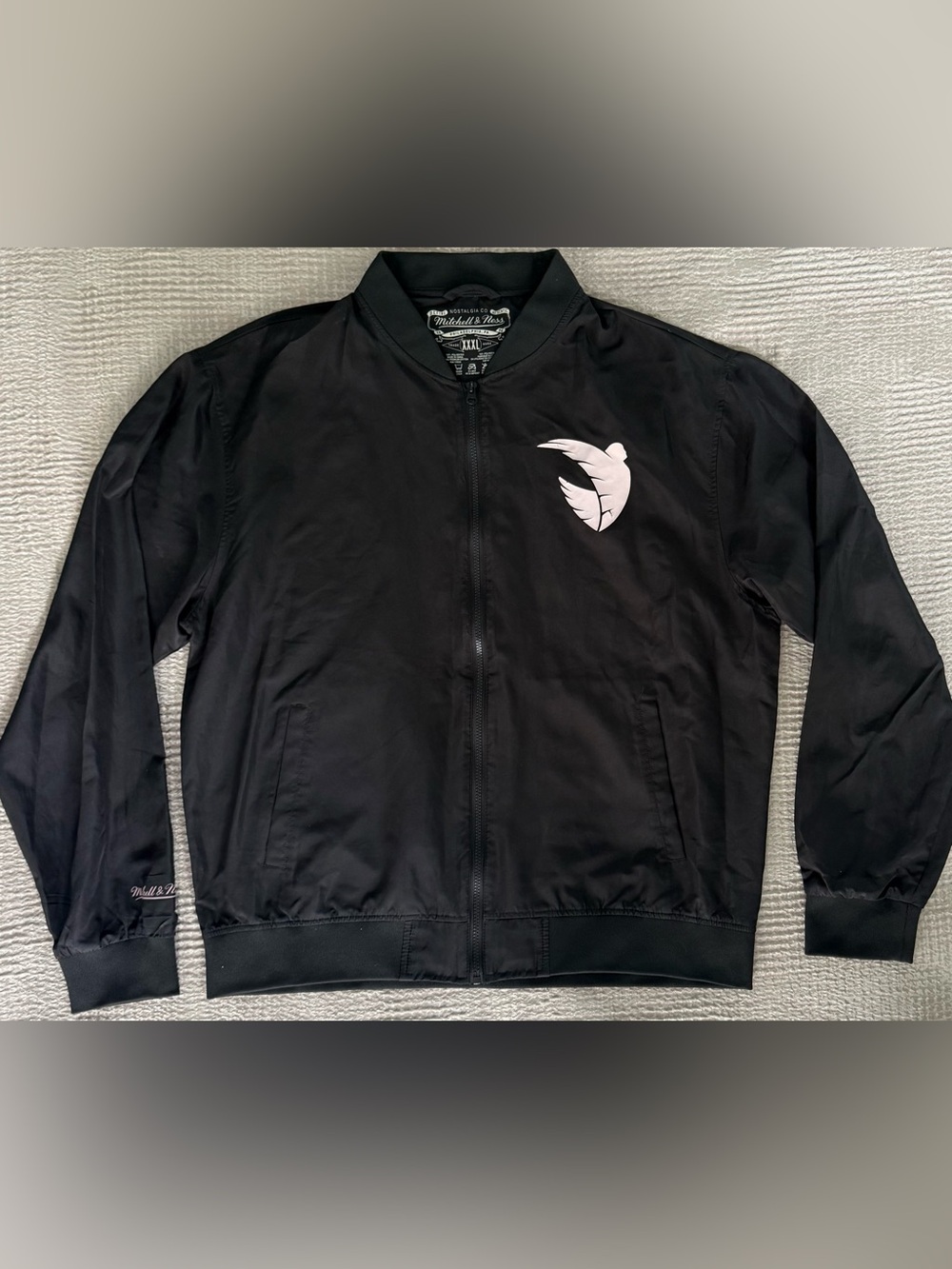 Mitchell & Ness Angel City FC NWSL Bomber Jacket Black Pink 3XL